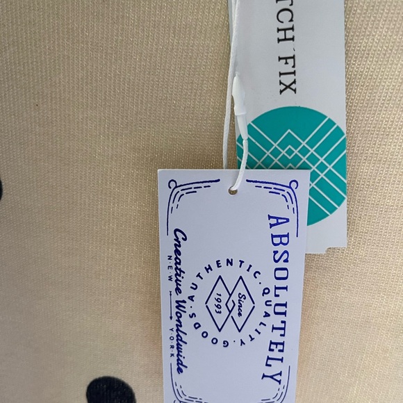 Absolutely Tan and Pink Fitted Long Sleeve Blouse - Picture 3 of 5